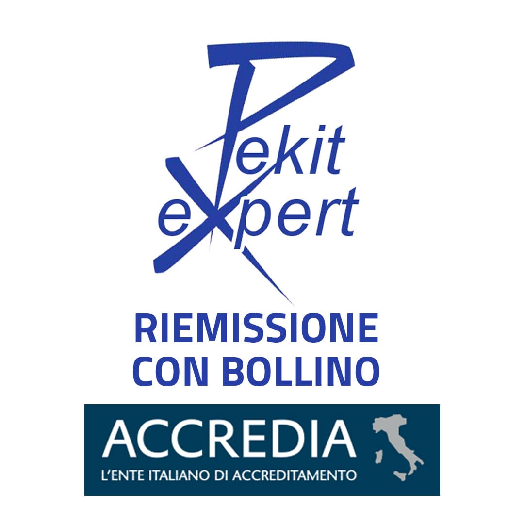 riemissione attestato con bollino Accredia - Pekit by Garbit